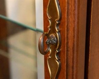 curio cabinet (details)