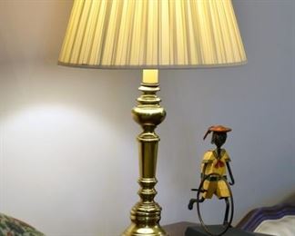 brass lamp