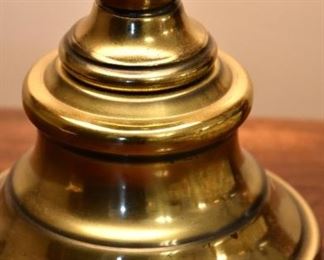 brass lamp detail