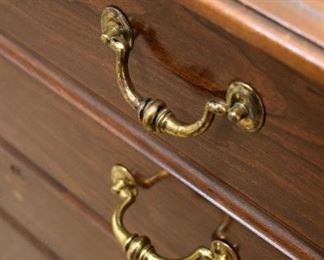 two-drawer lateral file detail