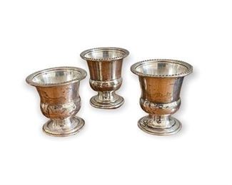 Lot 040-407a
Sterling Silver Toothpick Urns Set