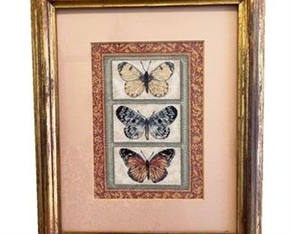 Lot 069
Petite Pointe Stitched Butterfly Embroidery