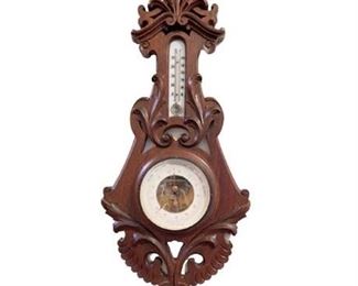 Lot 081-2
Antique Uhrmacher & Optker German Barometer/Veränderlich