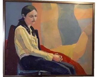 Lot 088
Female Portrait, Oil on Canvas, unsigned