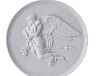 Lot 095
Royal Copenhagen Bisque Angel Plaque