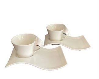 Lot 190
Villeroy & Boch "New Wave" Tea Cup and Saucer