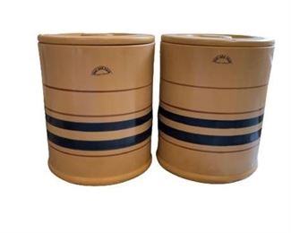 Lot 235
Over & Back Yellow Ware Canisters