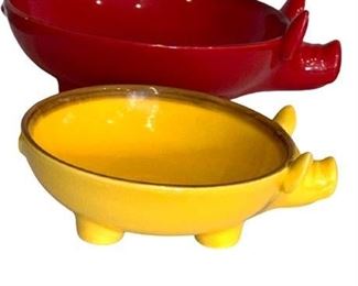 Lot 242
Ceramica Pig Shape Platters