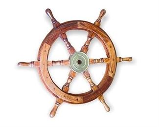 Lot 312
Vintage Ship Wheel