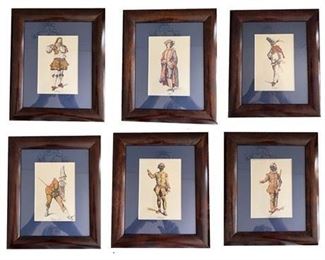 Lot 380
Maurice Sand, Commedia Dell'Arte Engravings