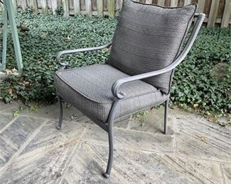 Lot 424
Cast Metal Patio Arm Chair