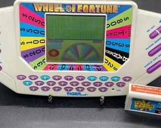 Wheel of Fortune Handheld Game Player and Cartridge