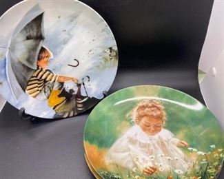 Set of 3 Collector Plates by Donald Zolan Limited Edition