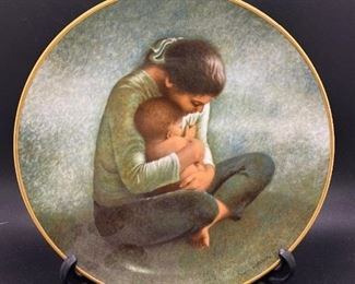 Yesterday, Today, and Tomorrow by Irene Spencer Collector Plate Artist Signed LE Numbered