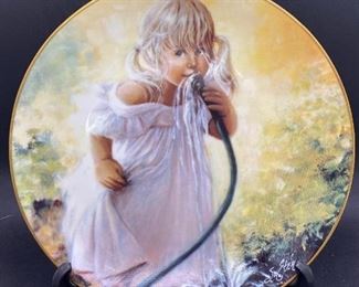 Renee by Sue Etem Artist Signed Collector Plate LE Numbered with Box
