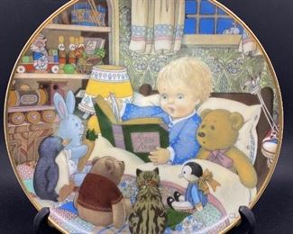 Storytime by Carol Lawson 1981 Collector Plate