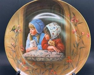 Sunday Best by Sandra Kuck Collector Plate Days Gone By Series