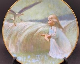 A Friend in the Sky 1979 Thornton Utz Precious Moments Collection LE Artist Signed Collector Plate