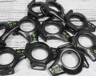 Lot of Halloween Black Cat Napkin Utensil Holder