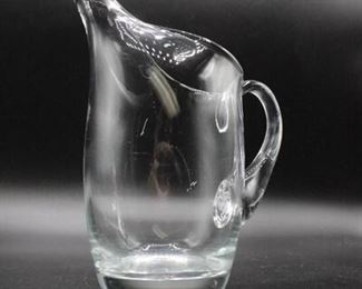 Vintage Glass Table Top Water Pitcher