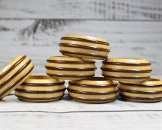 Lot of Modern Two Tone Napkin Holders