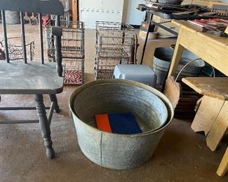 Metal Galvanized tubs 