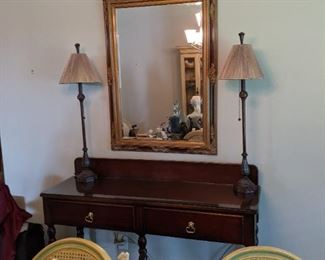 table is sold, lamps still available.