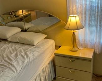 The nightstands are 21 1/2 tall by 24 wide 15 3/4 deep