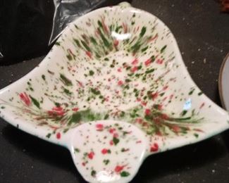 18. VINTAGE CHRISTMAS CANDY DISH $10