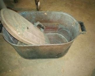 48. COFFER BUCKET WITH LID $70