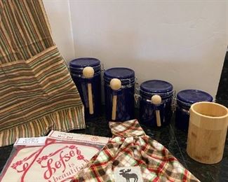 Blue Canisters And More