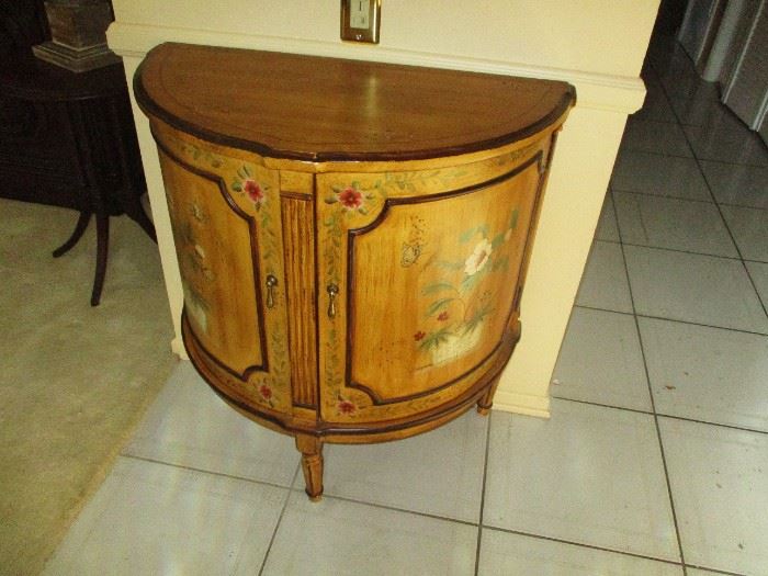HALF COMMODE W/ PAINTED FINISH