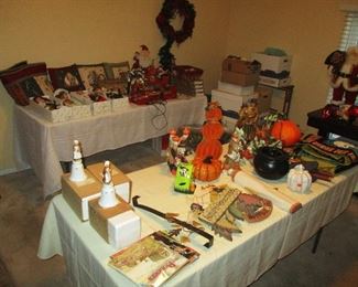 MISC HOLIDAY HALLOWEEN & CHRISTMAS DECOR