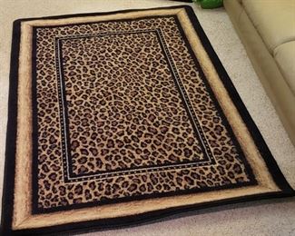 Milliken Leopard Print Area Rug (2)