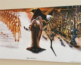 Art - Canvas Print by Daryl No Heart