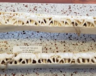 Hand Carved Giraffe Legs Bones by Nyakufaingwa