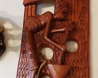 Carved Wall Sculpture 