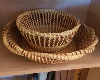 Hand Woven Sweet Grass Baskets
