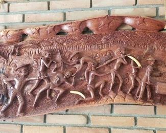 Carved Artwork - Ivory Trail 