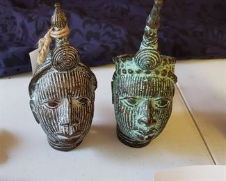 Antique Benin Bronze Passports
King and Queen