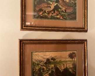 Original Courier and Ives print