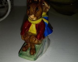 "Billie (left) & Buntie (right) Bunnykins"