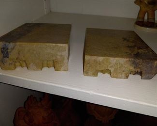 Stone Book Ends