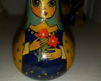 Musical Russian Matryoshka Babushka Nesting Doll Style - Nothing inside but musical device when you shake it. I have more Babushka dolls but they are Santa Clauses!