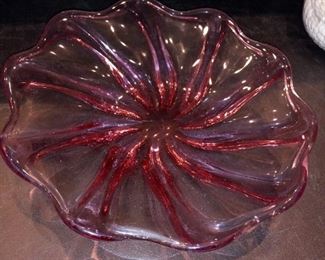 Unmarked, Beautiful Pink Glass 