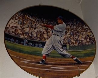 Bradford Great Moments in Baseball Porcelain Plate of Stan Musial