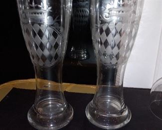 Etched Beer Steins