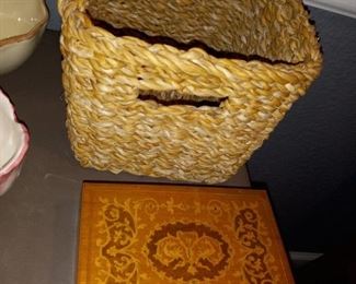 Basket / Wooden Box