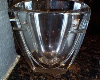 WATERFORD! This doesn't look like it big but I can barely pick it up with both hands... 