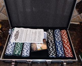 Poker Set! Makes me want to download Zynga again...  Love that game and you don't lose real money! Lol!